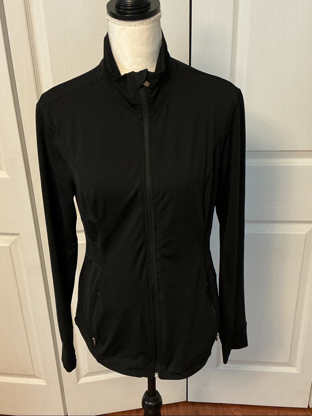 Old Navy Black Women's Full-Zip Athletic Jacket